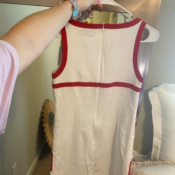Jessica Howard, size small, red and white dress. - Picture 3 of 3